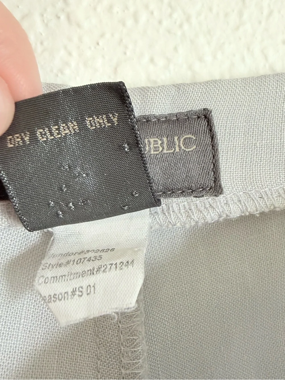Vintage Banana Republic Linen Blend Wide Leg Pants Y2K Minimalist Chic